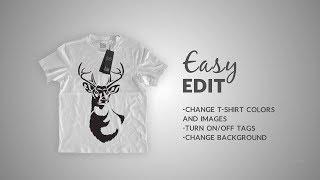 T-Shirt Promotion Video for Graphic Designers - After Effects Template