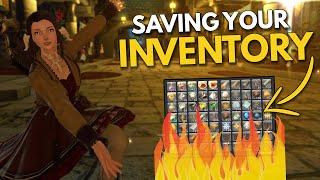 Inventory Management for Beginners - FFXIV Guide