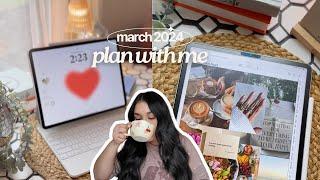 March Plan With Me  iPad Planner, Digital Planner