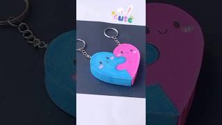 DIY BFF keychains #shorts #tonniartandcraft #art #love #diy #craft