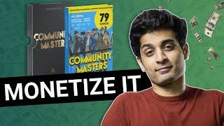 6 Ways to Monetize your Community by Varun Mayya & Dr. Elson Joy | Community Masters Book Summary