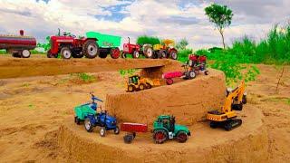 Ace tractor trolley sand bridge video|jcb tractor video|Swaraj tractor|@MrDevCreators