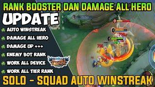 UPDATE !! SCRIPT RANK BOOSTER DAN DAMAGE MOBILE LEGEND ! AUTO WINSTREAK