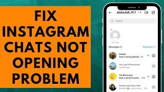 How to Fix Instagram Chat Not Opening Problem | Instagram DM Not Opening (2023)