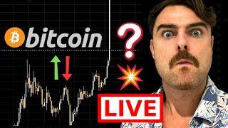 BITCOIN IS INSANE!!!!!!!!!!  (24 HR LIVE TRADING!!!!!!)