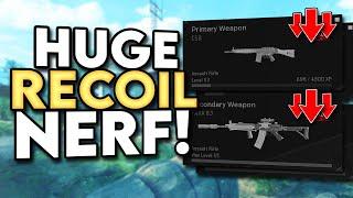 HUGE RECOIL NERF TO CW AR's (FARA 83, KRIG & C58 Recoil After Nerf) Patch Notes | Warzone Season 4