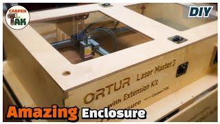 [DIY] Brand new enclosure for ORTUR Laser MASTER 3 + Extension kit (Full-build) /Woodworking