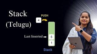Stack  in Telugu | Data Structure Series | Stack Example