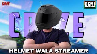 HELMET WALA STREAMER CRAZE PLAYS |BGMI LIVE  #shorts #bgmi #pubgmobile