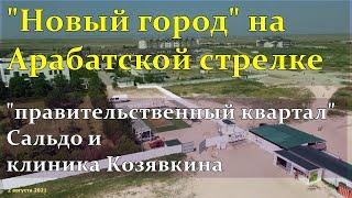 Город на Арабатской стрелке доктора Козявкина и правительственный квартал Сальдо