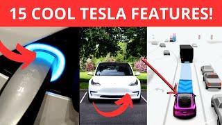 Here's 15 Cool Tesla Model 3/Y Features!