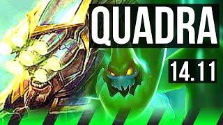 MASTER YI vs ZAC (JGL) | Quadra, 21/3/4, Legendary, 500+ games, Rank 12 Yi | BR Grandmaster | 14.11