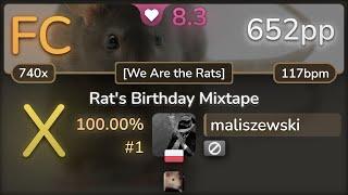 8.3⭐ maliszewski | Jerma - Rat's Birthday Mixtape [We Are the Rats] SS FC #1 | 652pp - osu!