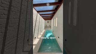 Inside a Minimalist House Design with Fantastic Pool!  #shorts #bali #tropicalhouse #pooldesign