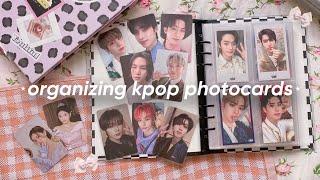 как правильно хранить фотокарты  организация биндеров stray kids, bts, xdinary heroes