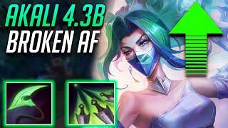 WILD RIFT AKALI 4.3B HUGE BUFF MAKES HER OP AF (DEVS ARE INSANE FOR THESE CHANGES)