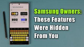 10 Great Hidden Features Every Samsung Galaxy Owner Should Know (S23, S22, Fold, A54, etc)