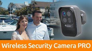 Toucan Wireless Security Camera PRO with Radar Motion Detection