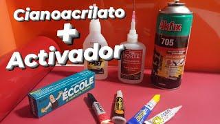 CIANOACRILATO Y ACTIVADOR | Súper Glue