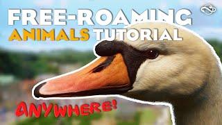  How To Make FREE-ROAMING Animals in Planet Zoo! | Planet Zoo Tutorial