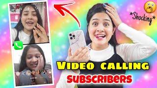 Surprise Video Call to *Subscribers*  *Shocking Reaction*  Nilanjana Dhar