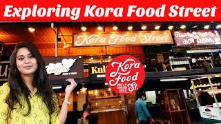 Exploring Kora Food Street in Anna Nagar | Food Review Tamil | Chennai Food Street தமிழ் #foodreview