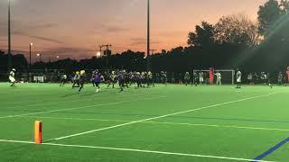 LFFL Wolverines Vs Chantilly Purple Raiders 100LBS