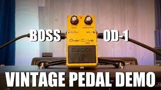 Boss OverDrive OD-1: Vintage Pedal Demo