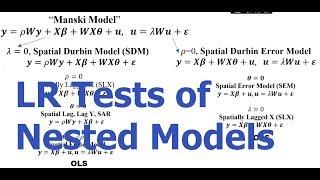 R Spatial Regression 2: All Spatial Models and Specification Tests