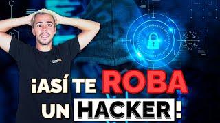 ¿Cómo te ROBA un HACKER?  | Tips de ciberseguridad 