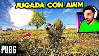 JUGADA AVANZADA con AWM en PUBG! -  EL MEJOR FRANCOTIRADOR del JUEGO