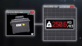 Impossible Weight REACHED with Ammo Box (250Kg Raid)