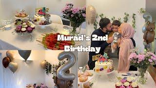 Muradi's 2nd Birthday VLOG  Sharing a life update I Farzad drew my face 