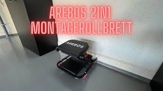 AREBOS 2in1 Montagerollbrett I Aufbau I Anleitung