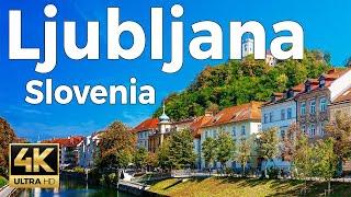 Ljubljana, Slovenia Walking Tour (4k Ultra HD 60fps) – With Caption