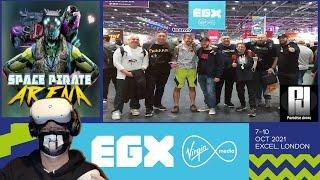 EGX 2021 Highlights! - Meeting the VR Fam - NEW Quest 2 game REVEAL - Space Pirate Arena.