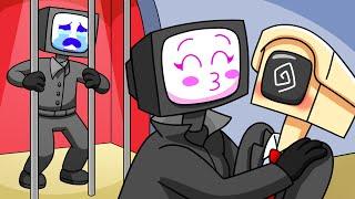 TV WOMAN Falls in LOVE?! (Cartoon Animation)