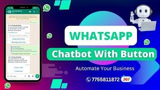 WhatsApp Chat Bot with Interactive Button | WhatsApp Message With Button