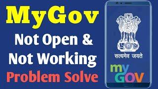 MyGov Not Open & Not Working Problem Solve on Android & Ios