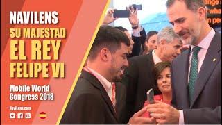 The King of Spain, His Majesty Felipe VI know more NaviLens Technology at MWC 18