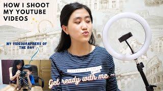 GET READY WITH ME FOR SHOOTING MY YOUTUBE VIDEOS!!