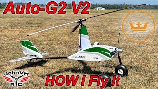 Auto G2 V2 Hobbyking Gyrocopter Flight Demonstration Discussion How I fly it  @HobbyKingOfficial