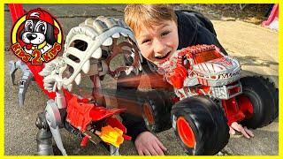 Monster Jam Monster Trucks - BIG AIR Epic Jump Playsets COMPILATION