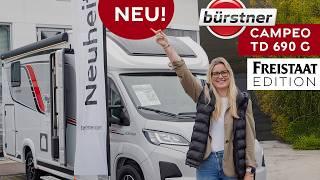 Kompakt & voll ausgestattet: Der Bürstner Campeo TD 690 im Freistaat-Check!