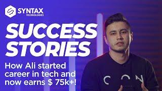 Ali Sharing His Success Story From Zero Background To An IT Professional | Alumni Success Story