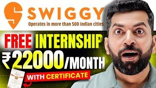 Swiggy Internships 2024 | Online Internship for College Students | Free Internship with Certificate