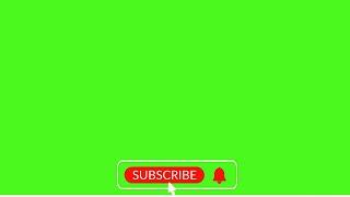 Subscribe Green Screen Button Animated No Copyright Clip