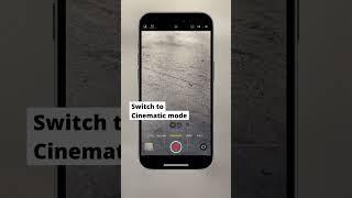 Use the Cinematic mode feature on your iPhone camera for stunning videos! #cinematicvideo #iphone