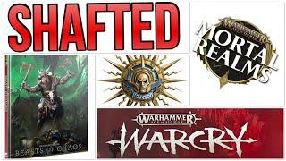 How old are the units being kicked from the AoS range, who got shafted & what it means for Warcry?