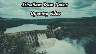 Srisailam Dam Krishna River | Srisailam Dam Gates Opening video |  Srisailam Dam Road